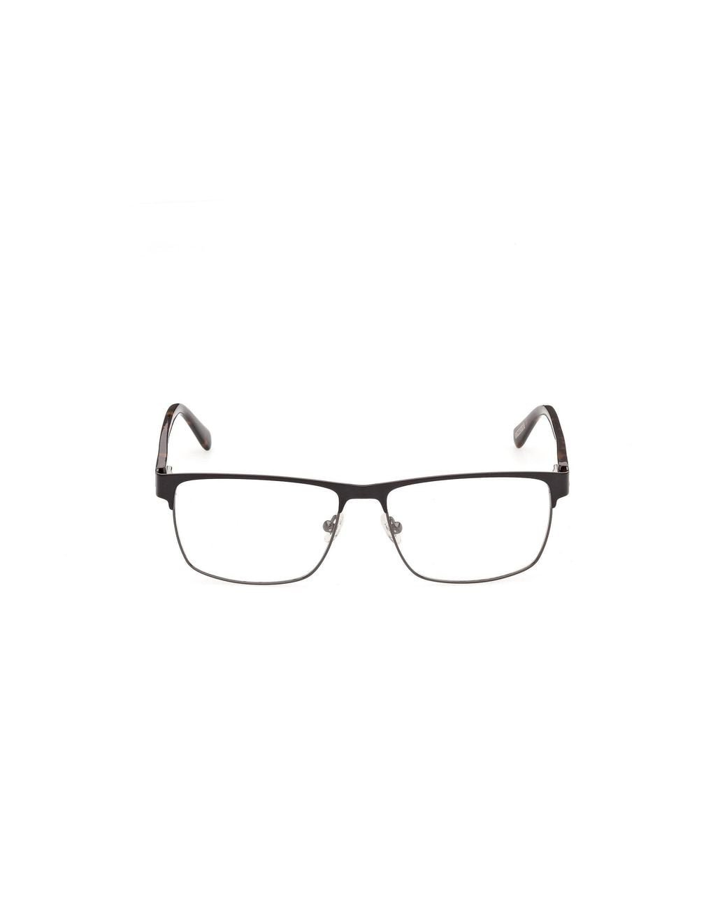 Guess Black Gu50450 2 Optical Frames Metal Squared Normal for men
