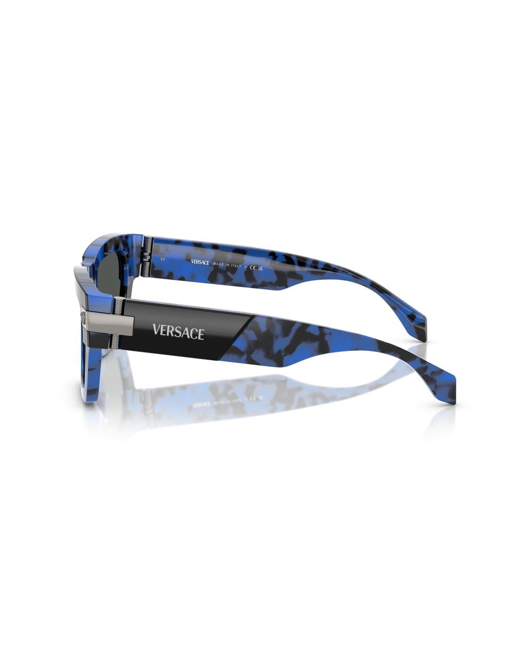 Versace Black Ve4464 545887 Sunglasses Acetate Squared Normal for men