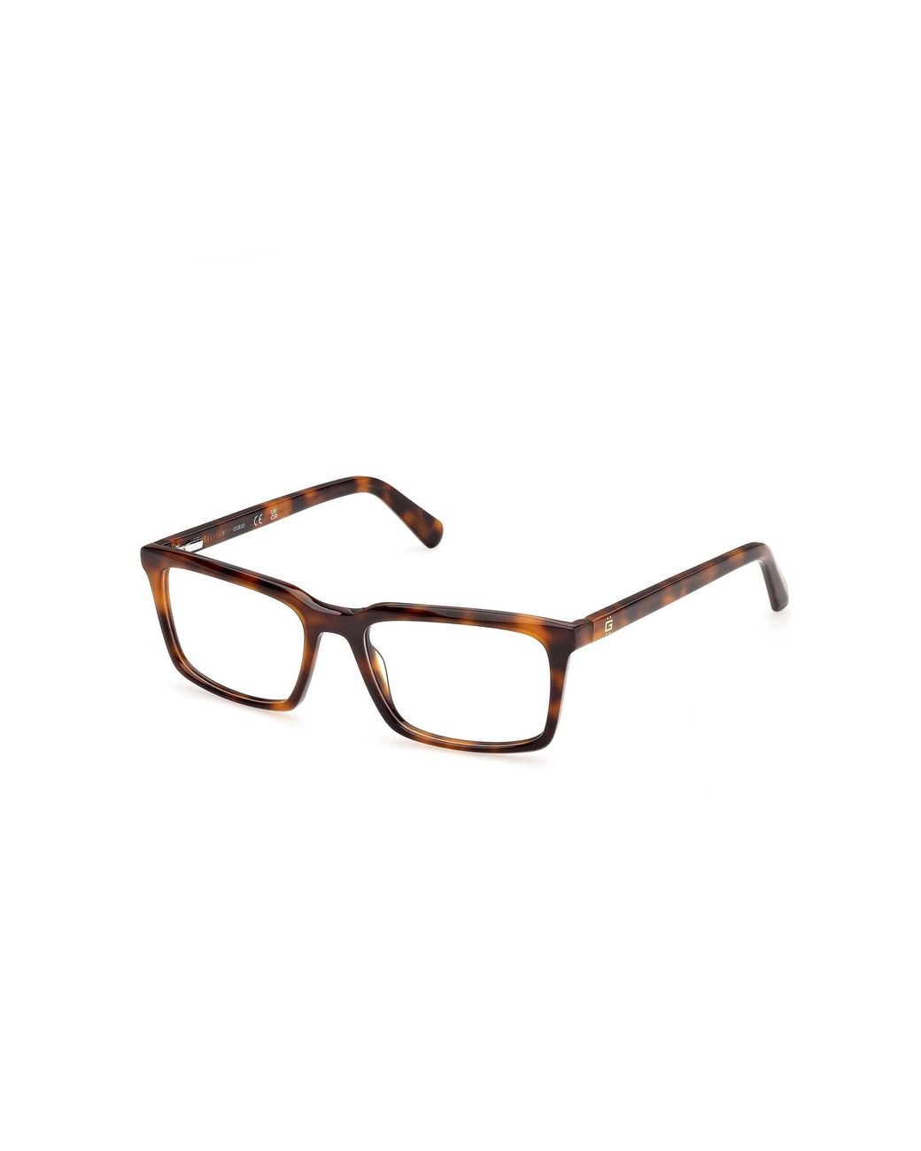 Guess Black Gu50448 53 Optical Frames Acetate Squared Normal for men