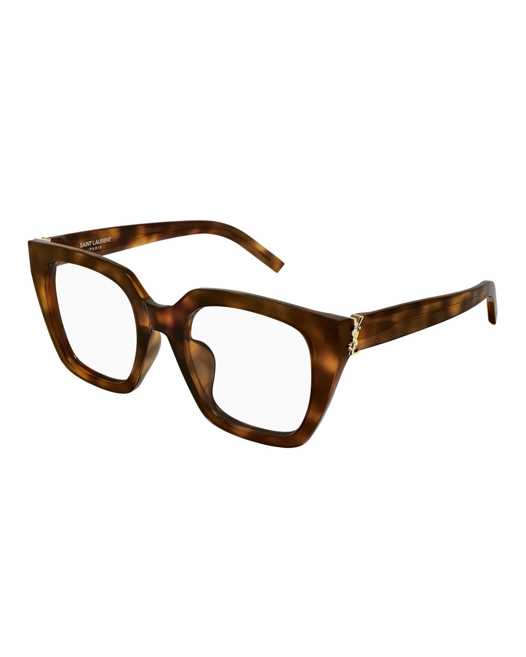 Saint Laurent Black Sl M143 Opt 003 Optical Frames Acetate Transparent Cat Eye "Antiriflesso"