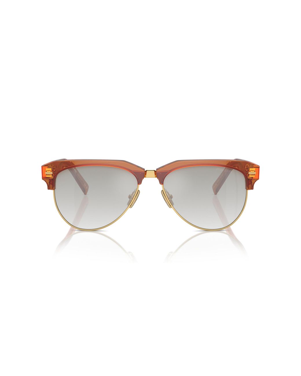 Miu Miu Black Mu 09Zs 15T8K1 Sunglasses Acetate Pilot Normal Shaded
