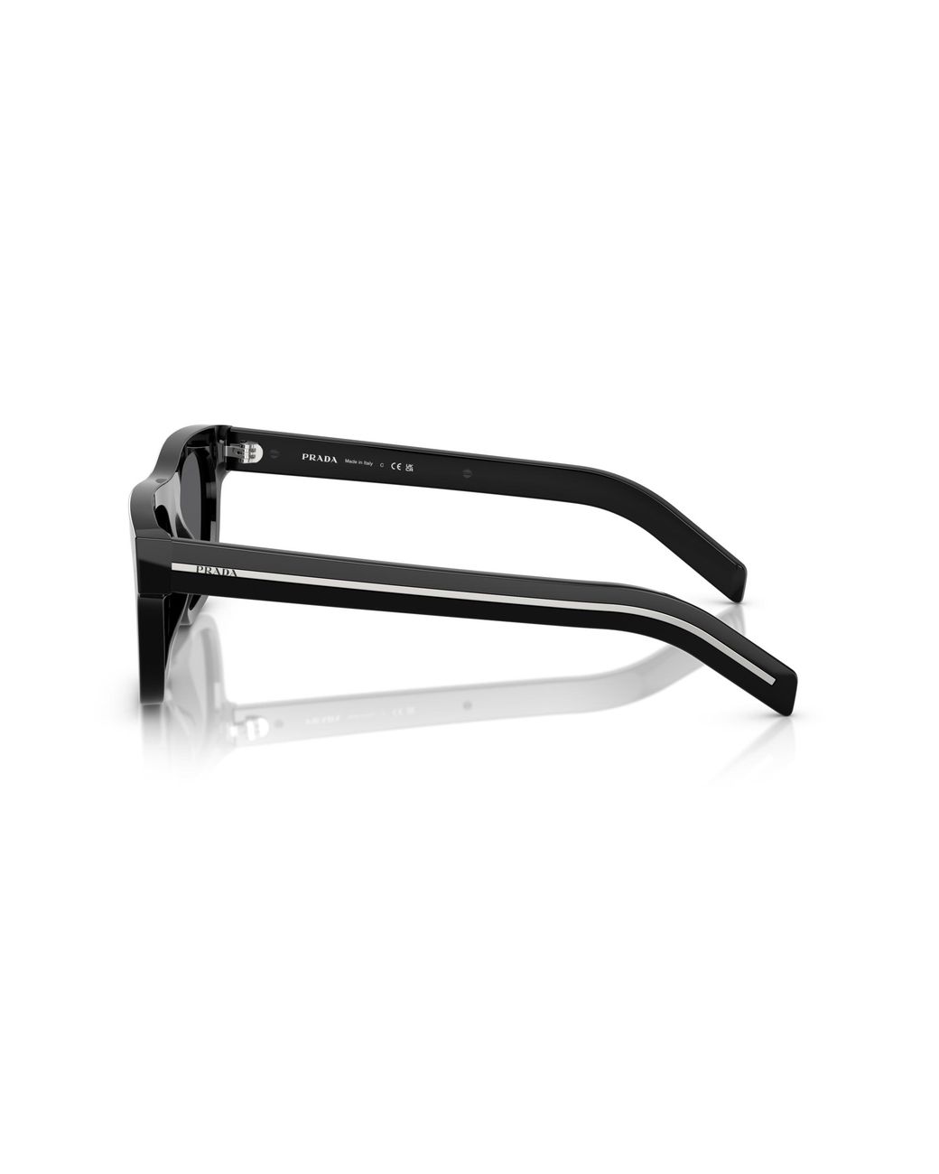 Prada Black Pr B12S 16K731 Sunglasses Acetate Pillow Normal for men