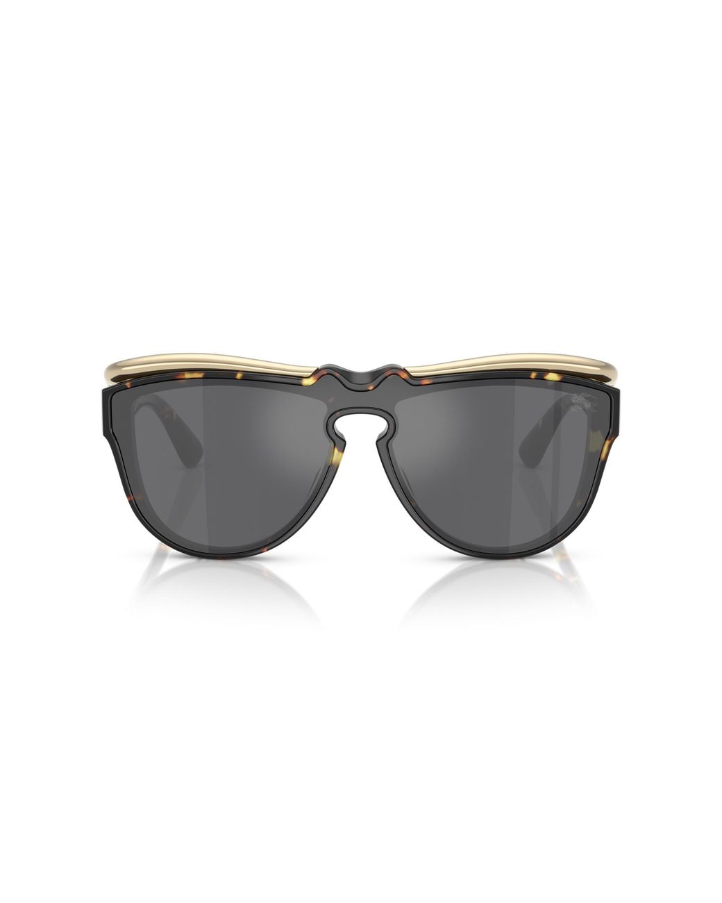 Burberry Black Be3162U 13546G Sunglasses Metal Pilot Mirrored