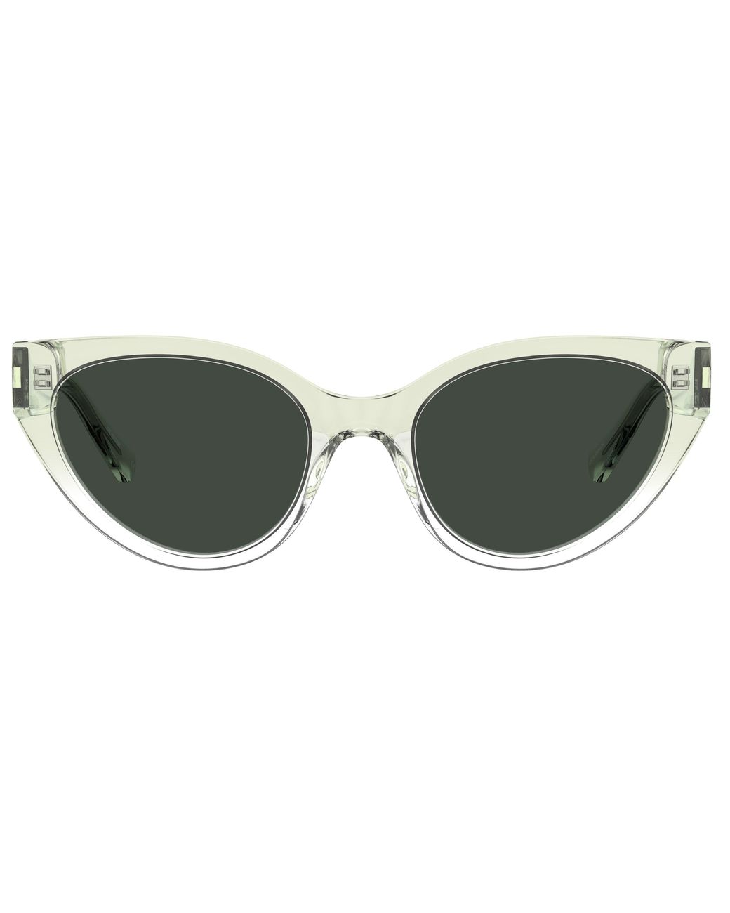 Moschino Black Mol064/S 1Ed/Qt Sunglasses Injected Cat Eye Normal