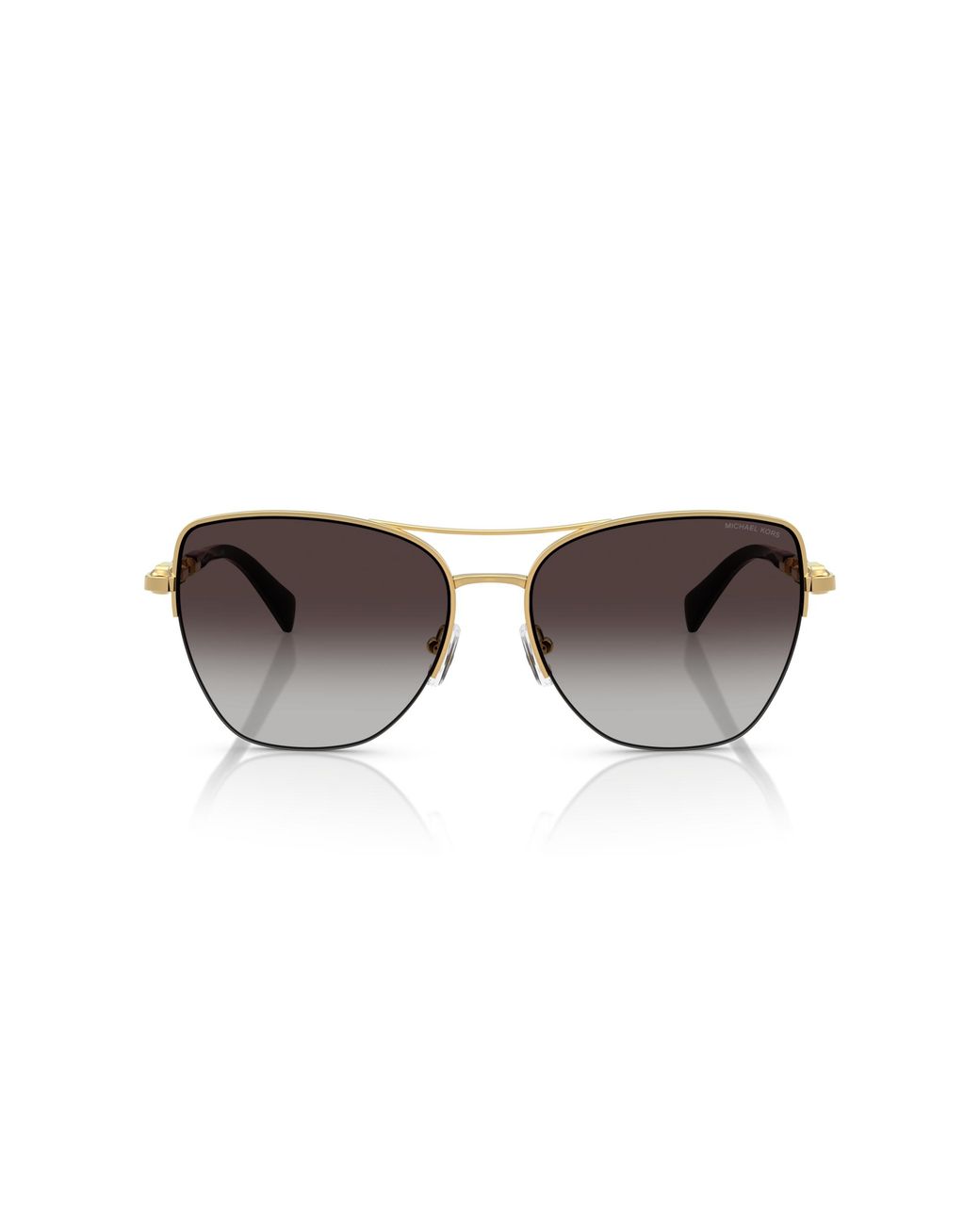 Michael Kors Black Mk1163 Dorado Beach 18968G Sunglasses Metal Squared Normal Shaded