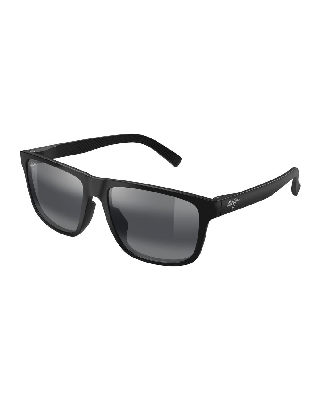 Maui Jim Black Mj0363S 001 Sunglasses Bio-Injected Squared for men