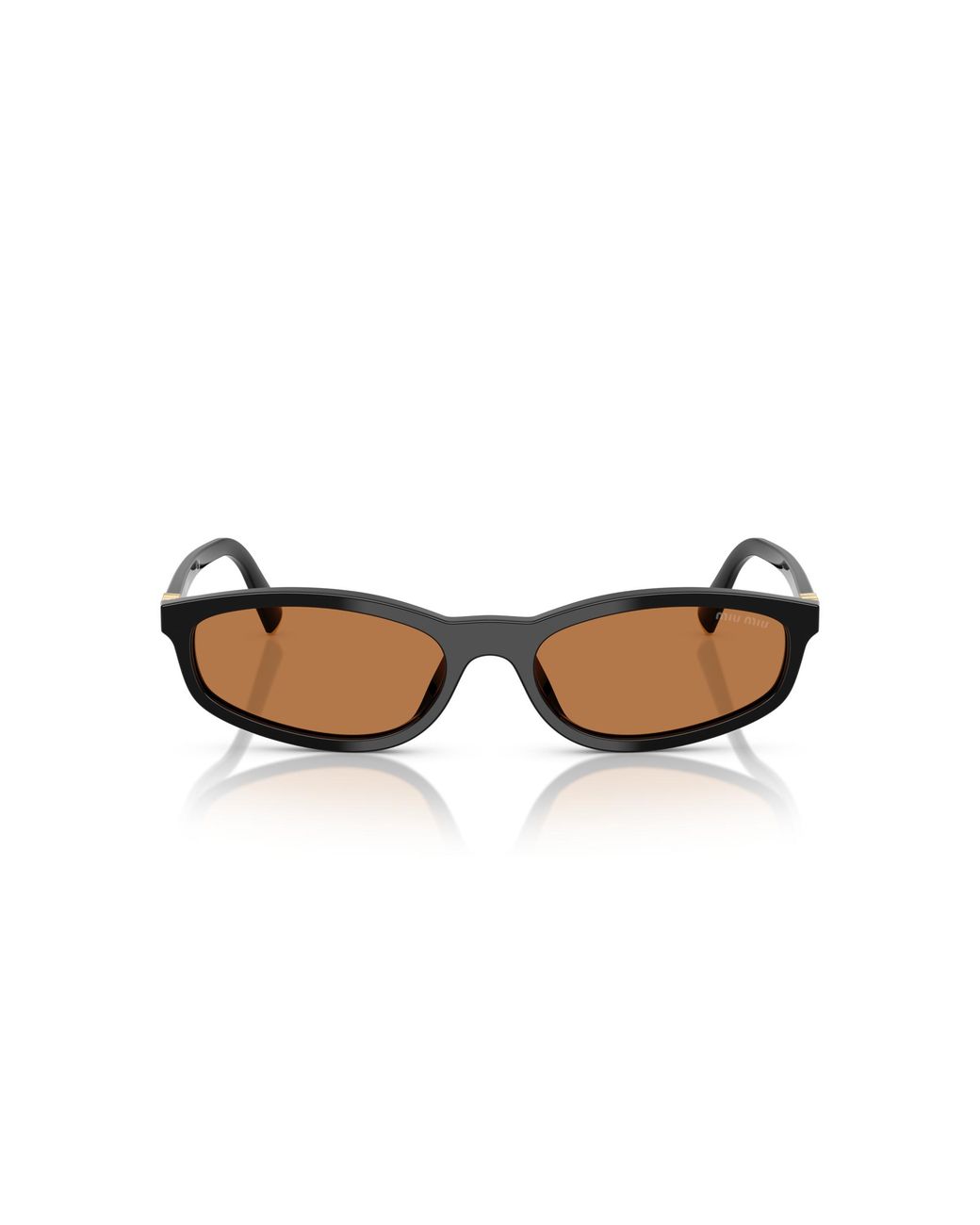 Miu Miu Black Mu A06S 16K10I Sunglasses Acetate Geometric Normal