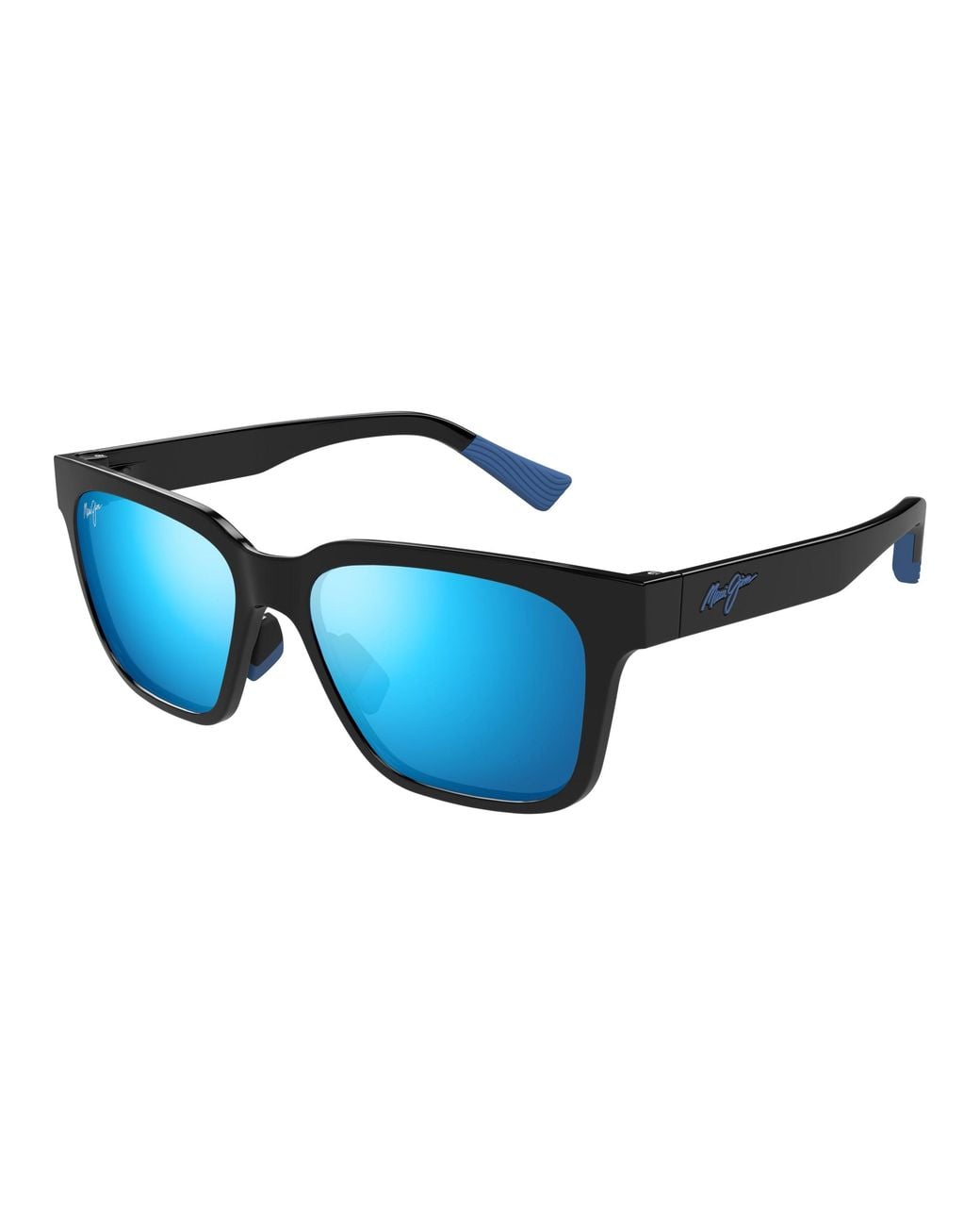Maui Jim Black Mj0631S 001 Occhiali Da Sole Bio-Iniettato Blu Squadrata