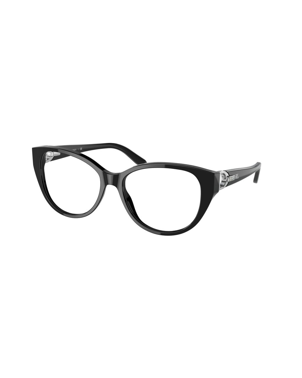 Ralph Lauren Black Rl6223B 5001 Optical Frames Acetate Transparent Cat Eye Normal