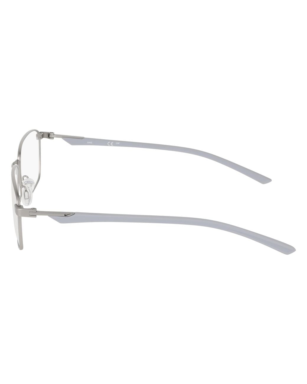 Nike Black 4322 045 Optical Frames Metal Squared Normal for men