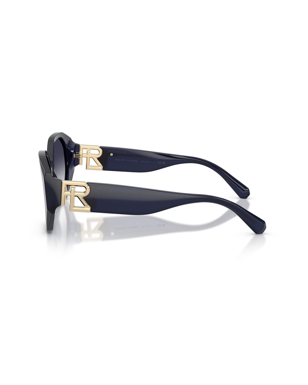 Ralph Lauren Black Rl8220 The Juliette 631011 Sunglasses Acetate Butterfly Normal Nuanced