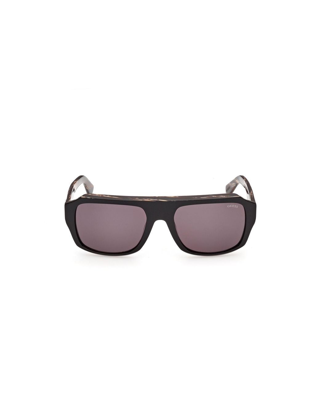 Guess Black Gu00367 01A Sunglasses Acetate Smoke Squared Normal for men