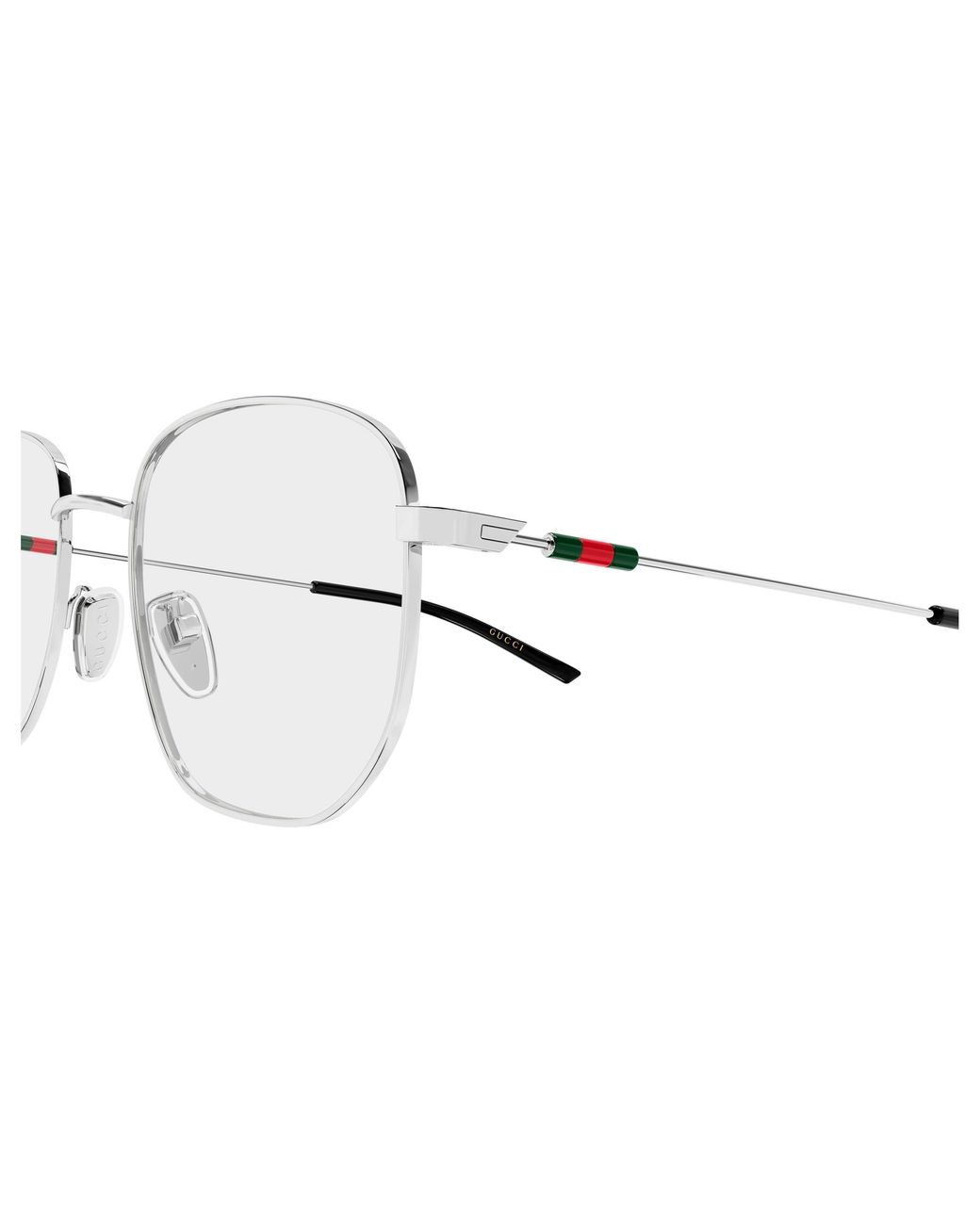 Gucci Black Gg2140Ok 002 Optical Frames Metal Transparent Round