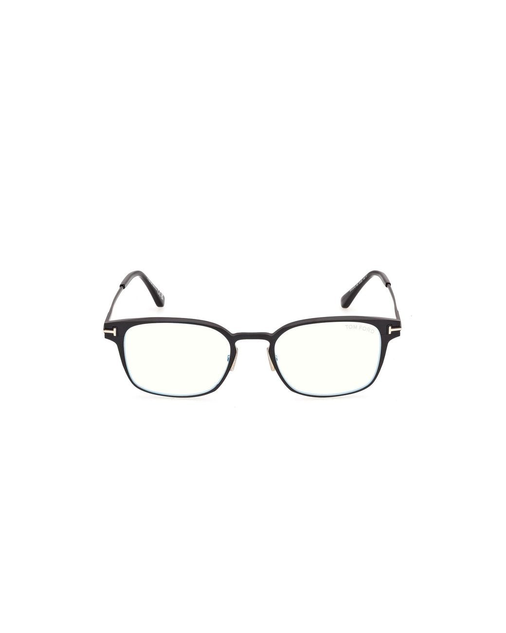 Tom Ford Black Ft6187-B 5 Optical Frames Metal Squared Normal for men
