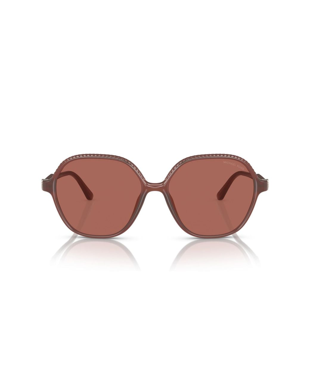 Michael Kors Black Mk2186U Bali 35481L Sunglasses Injected Geometric Polarized