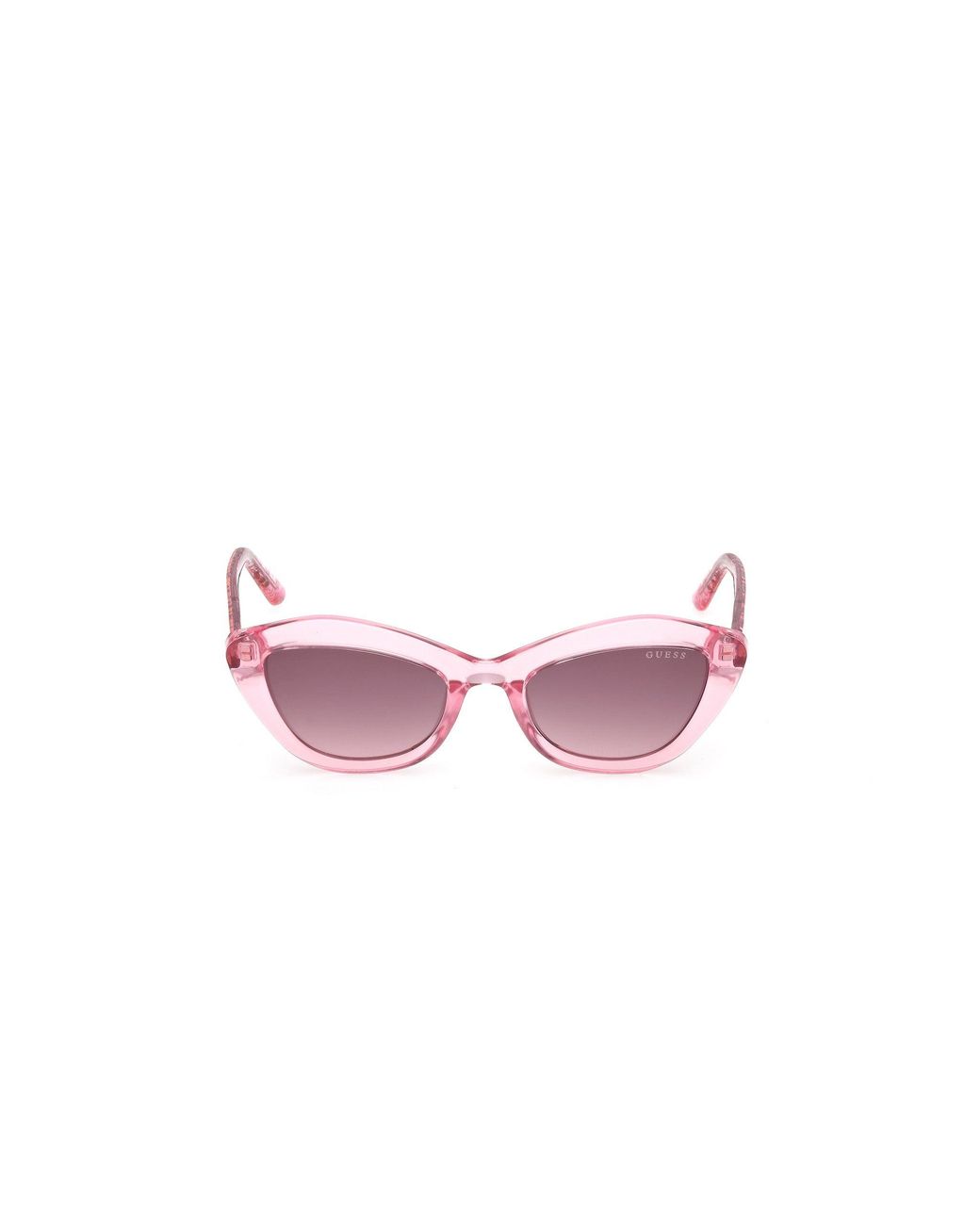 Guess Black Gu00229 75T Sunglasses Injected Bordeaux Geometric Normal