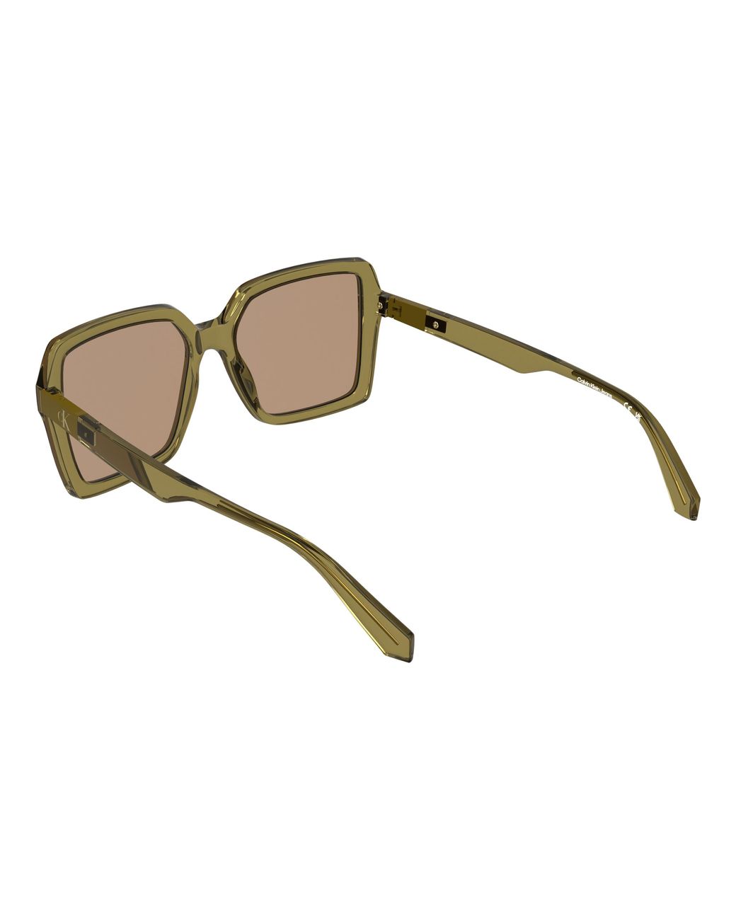 Calvin Klein Black Ckj26602S 213 Sunglasses Bio-Injected Ocher Squared Normal