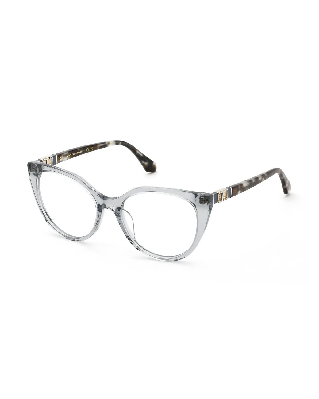 Twinset Black Vtw136 03Gu Optical Frames Acetate Butterfly