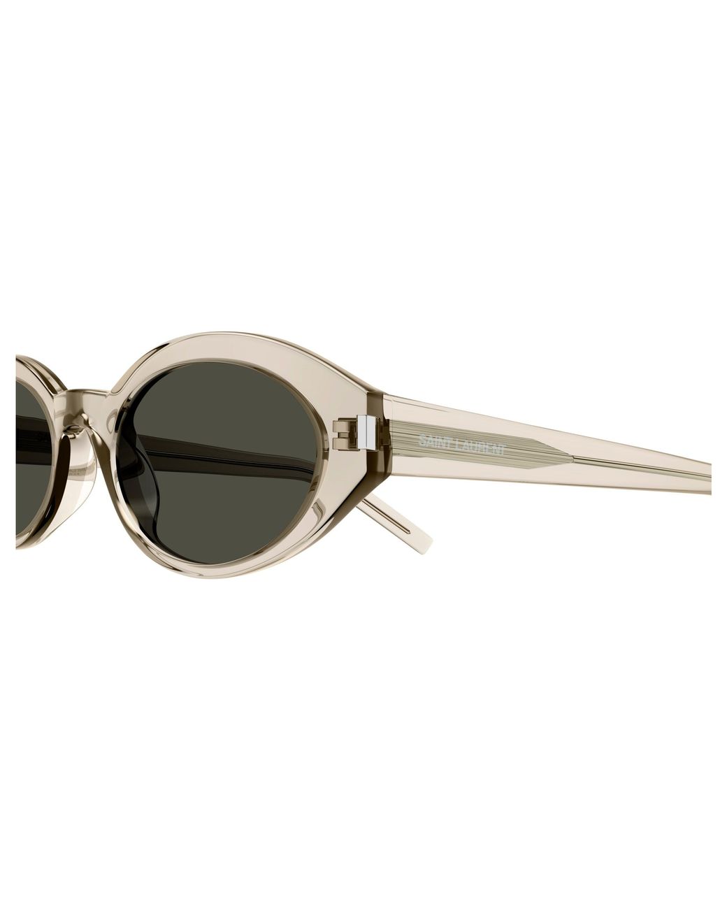 Saint Laurent Black Sl567 Oval Sunglasses