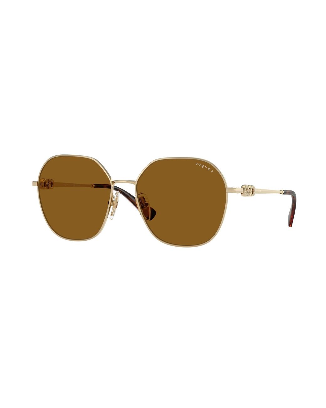 Vogue Eyewear Black Vo4318Sb 848/83 Sunglasses Metal Geometric Polarized