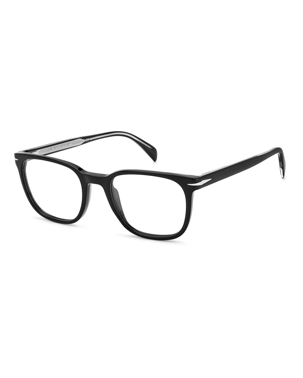 David Beckham Black Db 1107 807 Optical Frames Plastic Squared for men