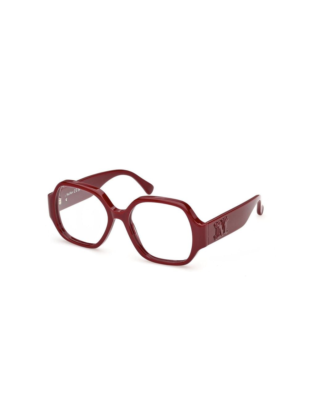 Max Mara Black Mm5252 69 Optical Frames Acetate Geometric Normal