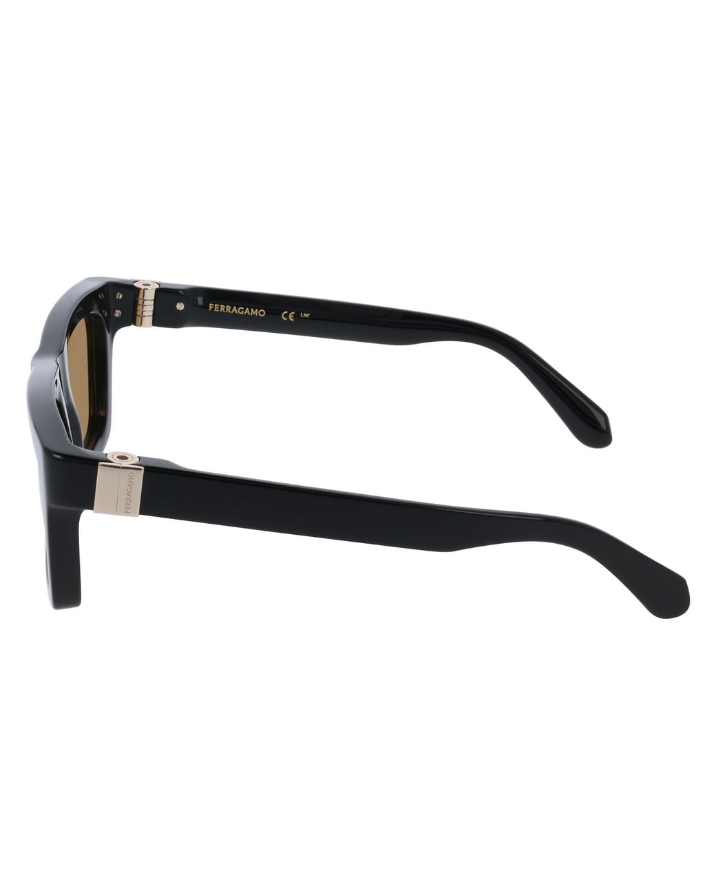 Ferragamo Black Sf2071S 011 Sunglasses Acetate Squared Normal for men