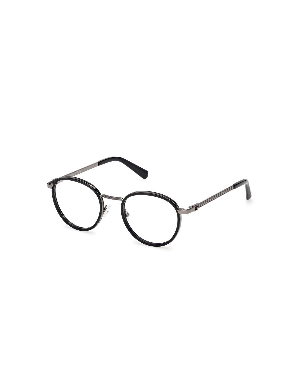 Guess Black Gu50324 1 Optical Frames Injected Round Normal for men