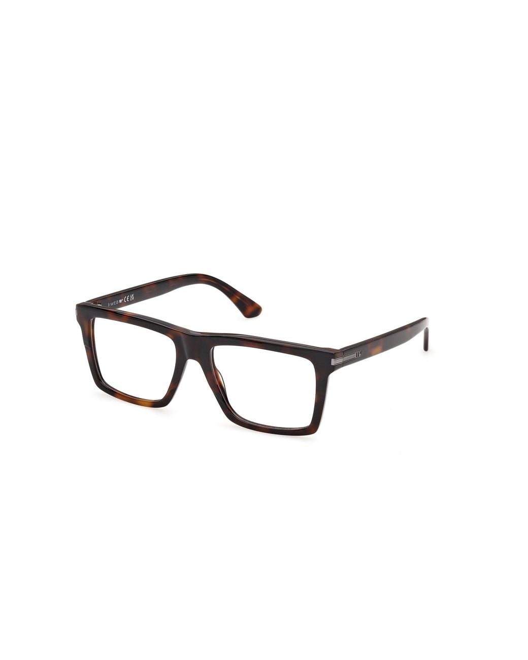 Web Black We5483 52 Optical Frames Acetate Squared Normal for men