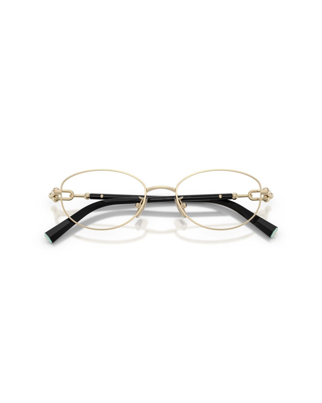 Tiffany & Co Black Tf1176D 6021 Optical Frames Metal Transparent Round Normal