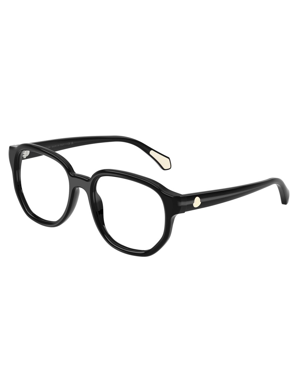 Moncler Black Me2027 3043 Optical Frames Acetate Transparent Pillow Normal