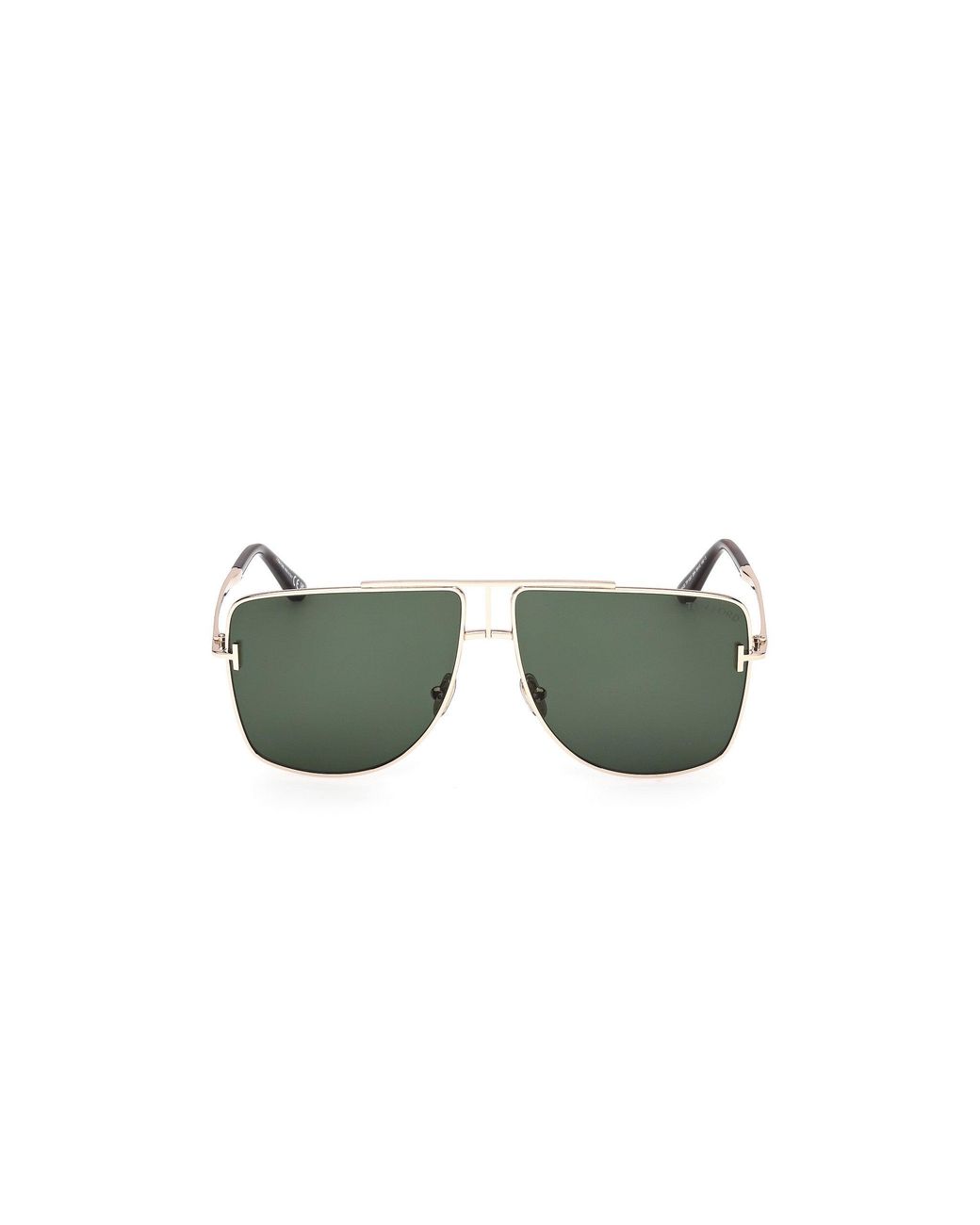 Tom Ford Green Ft1307 Eliott-02 28N Sunglasses Metal Squared Normal