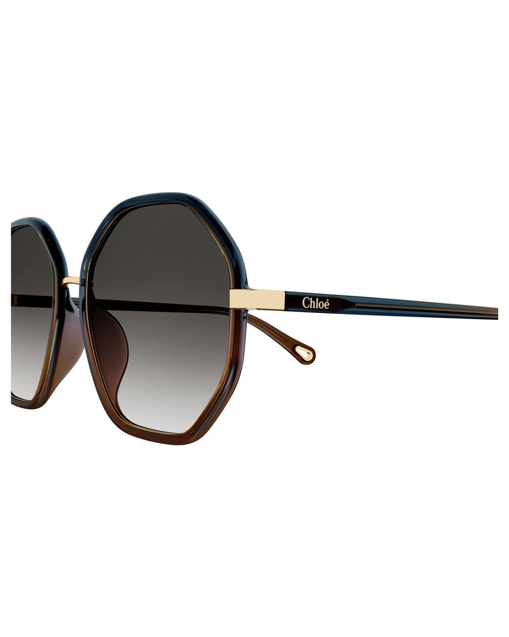 Chloé Black Ch0133Sa 003 Sunglasses Bio-Inject Geometric Shaded