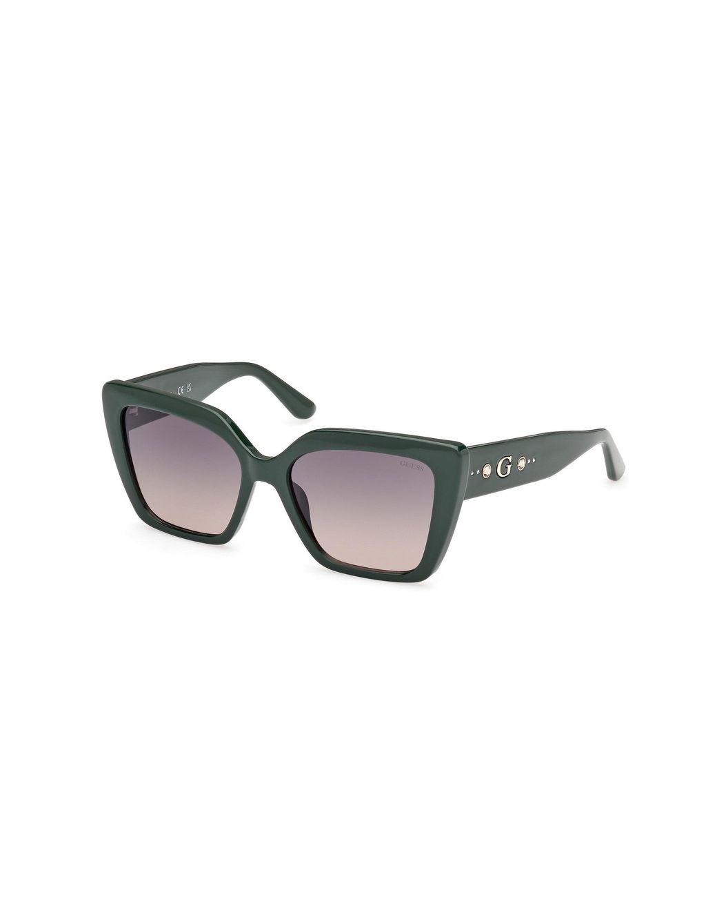 Guess Black Gu00162 96B Sunglasses Injected Smoke Butterfly Normal