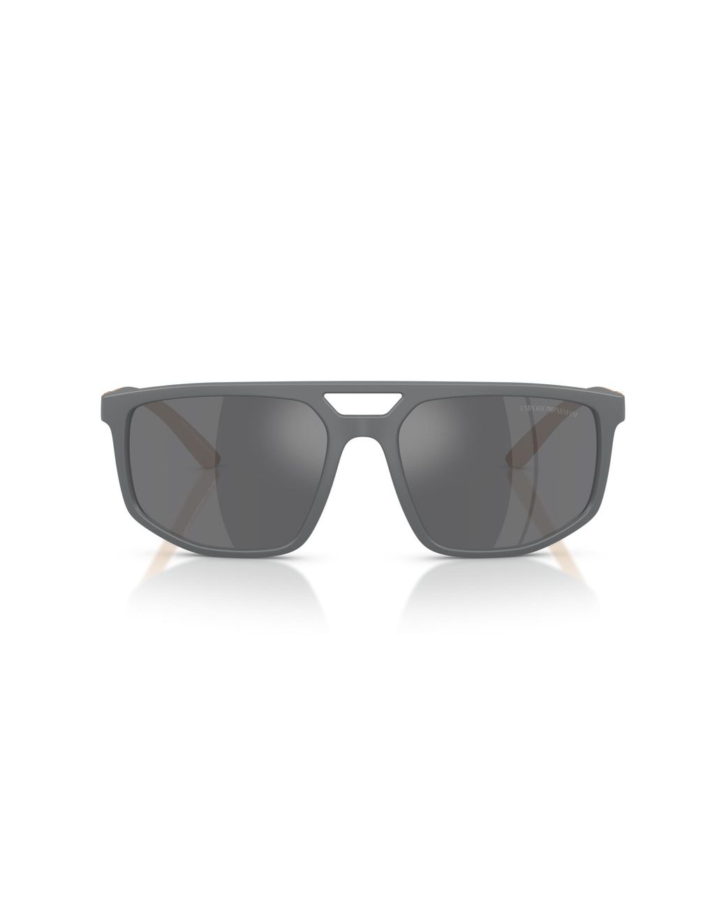 Emporio Armani Black Ea4248U 62616G Sunglasses Injected Pilot Mirrored for men