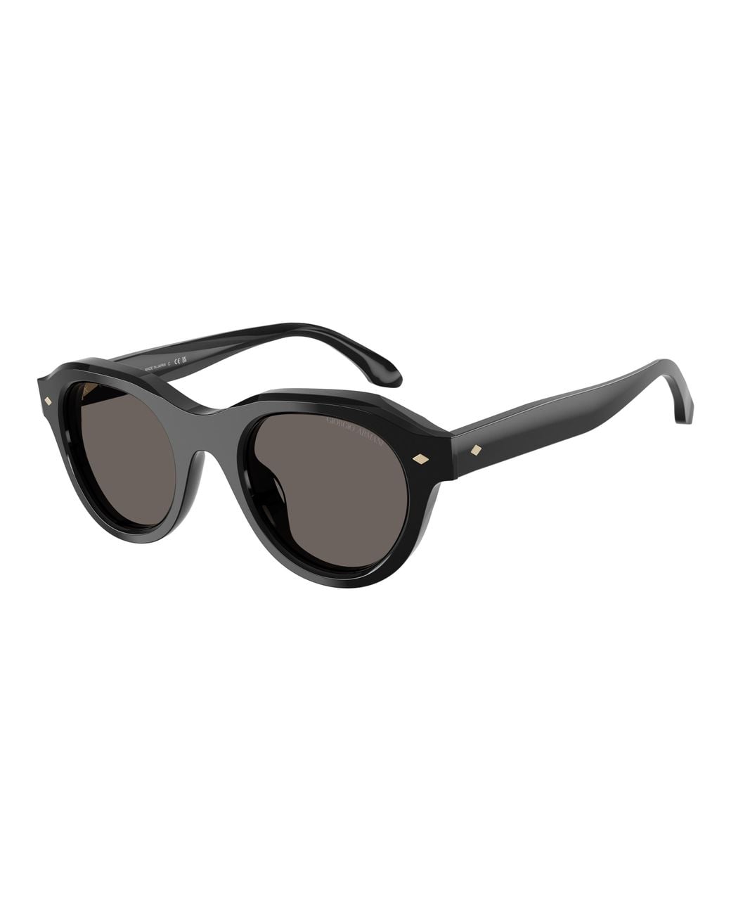 Giorgio Armani Black Ar8261U 6060B1 Sunglasses Acetate Round Normal for men