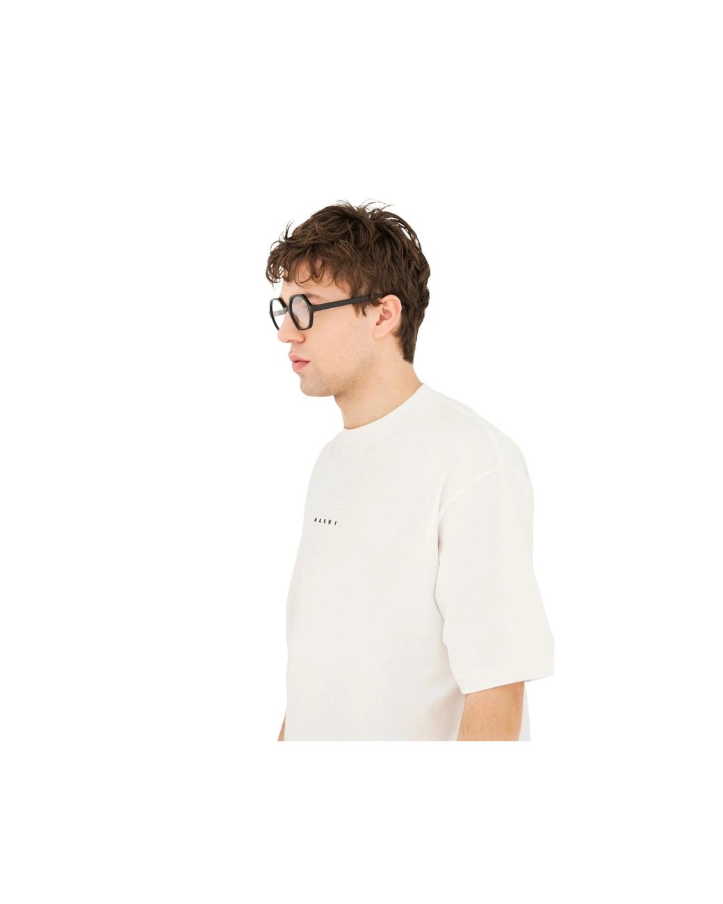 Marni Black Mr9 Nabaro Optical Frames Acetate Geometric