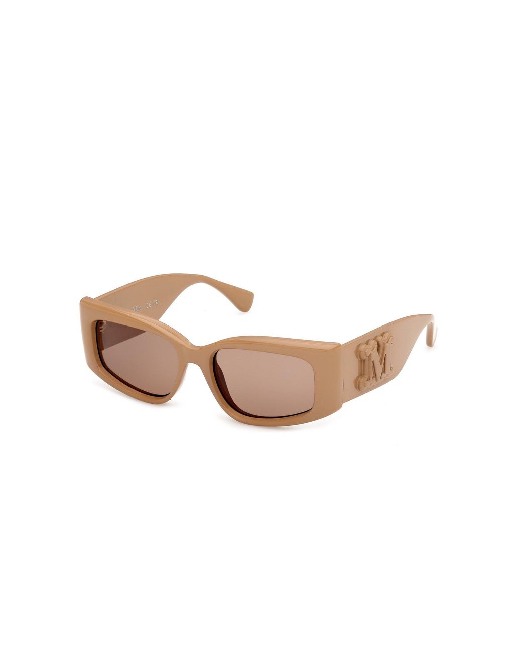 Max Mara Black Mm0209 45E Sunglasses Injected Geometric Normal