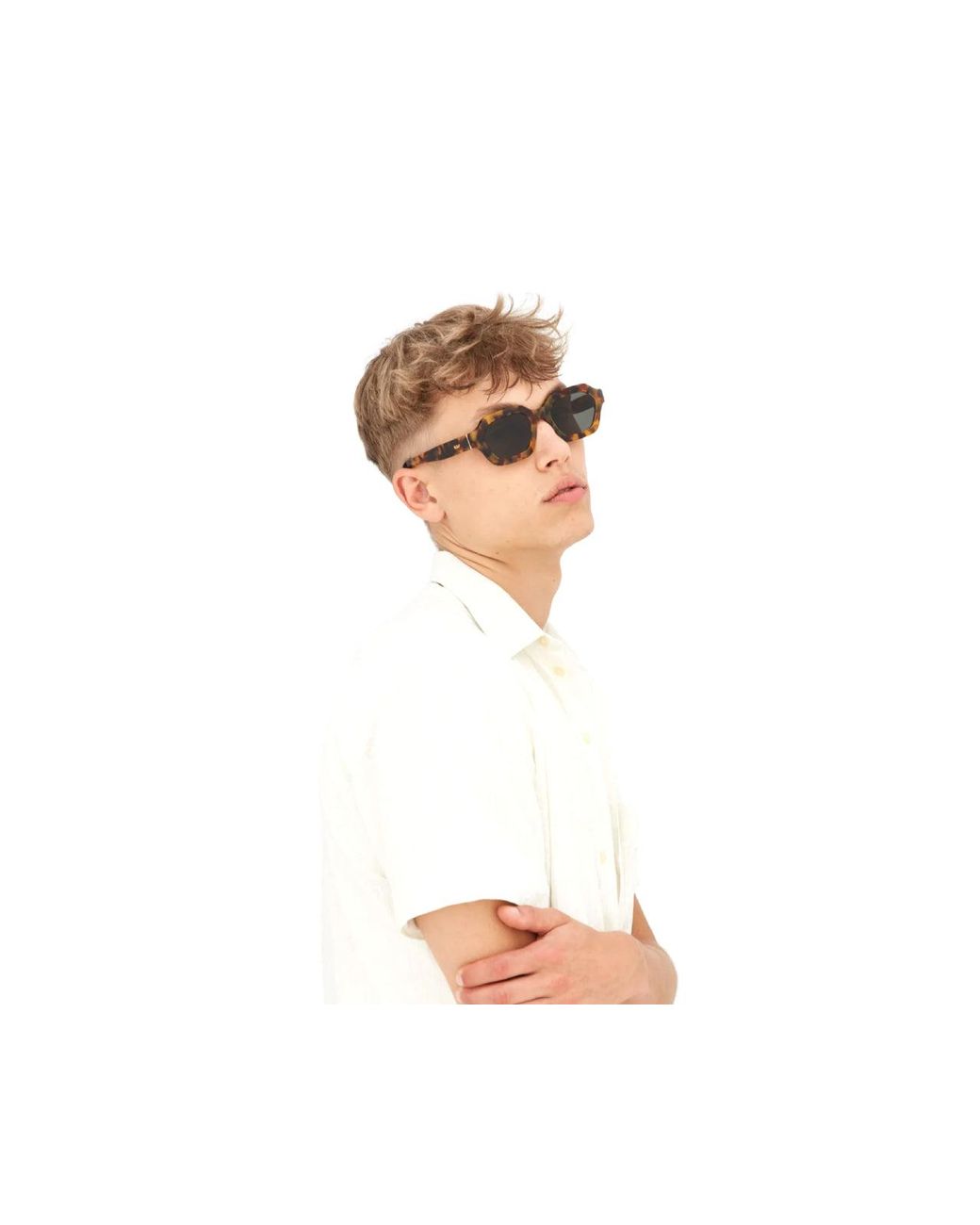 Retrosuperfuture Black J9Q Pooch Spotted Sunglasses Acetate Geometric