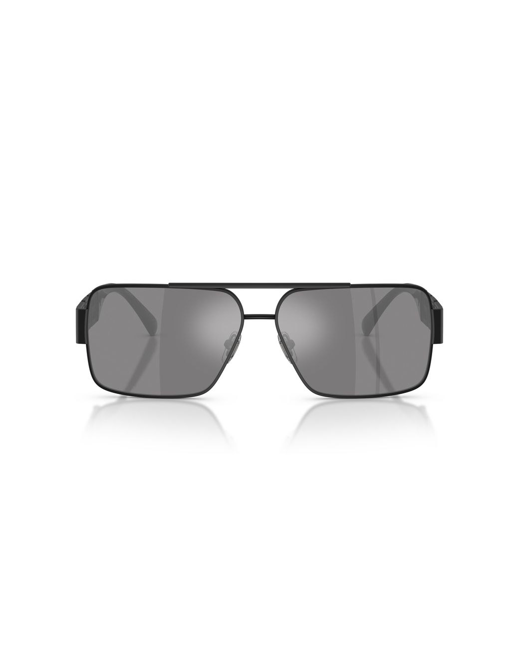 Versace Black Ve2290 12616G Sunglasses Metal Squared Mirror for men