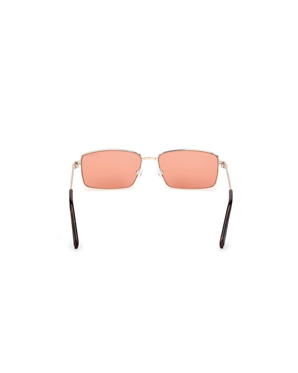 Guess Black Gu00273 32S Sunglasses Metal Bordeaux Squared Normal for men