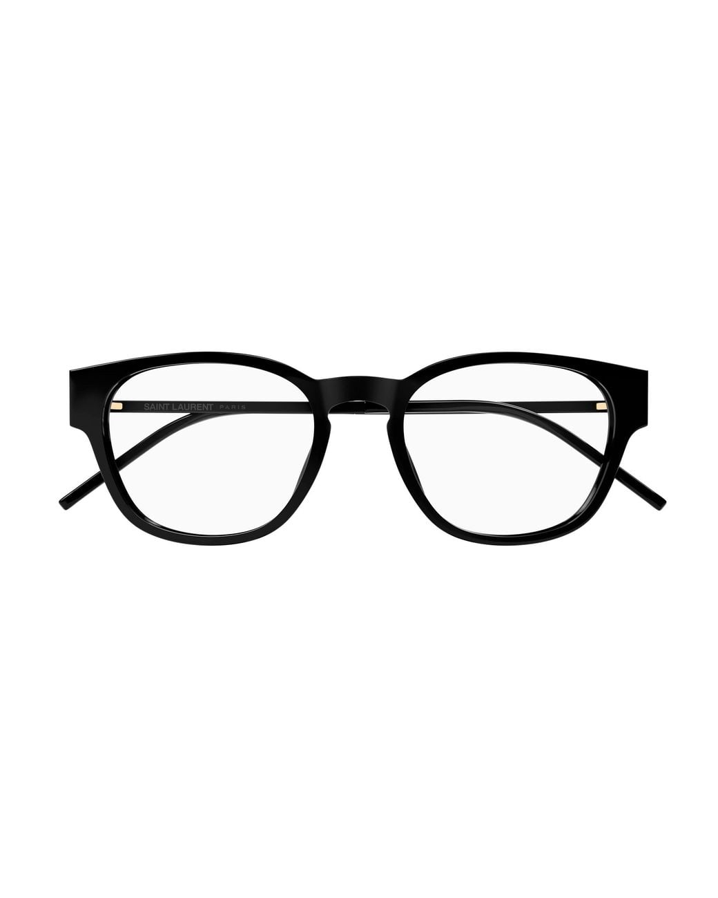 Saint Laurent Black Sl M48O_D/Fn 001 Optical Frames Acetate Transparent Squared