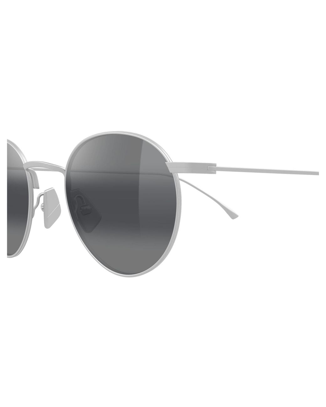 Maui Jim Black Mj0691S 001 Occhiali Da Sole Titanio Grigio Rotonda