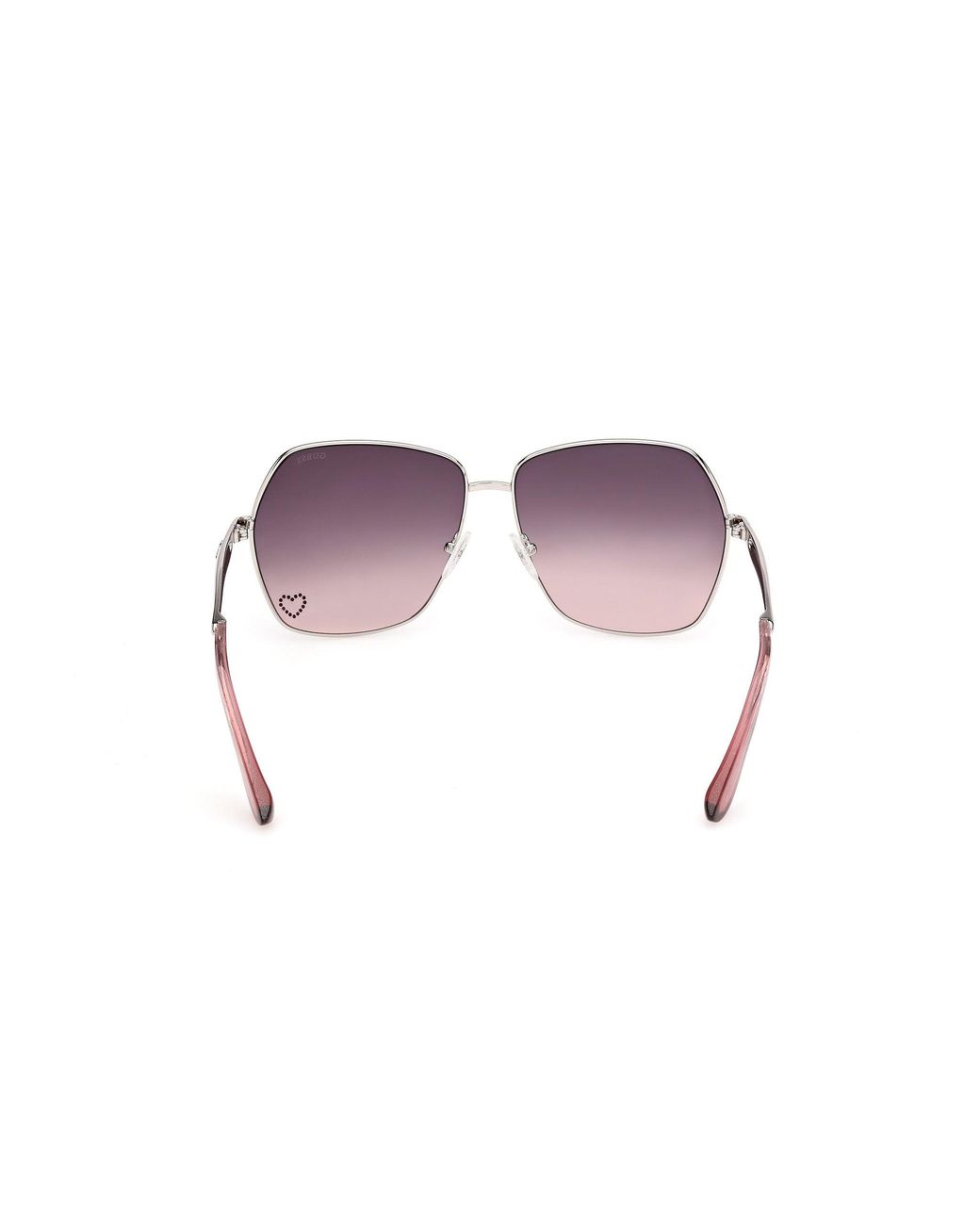 Guess Black Gu00309 10B Sunglasses Metal Smoke Butterfly Normal