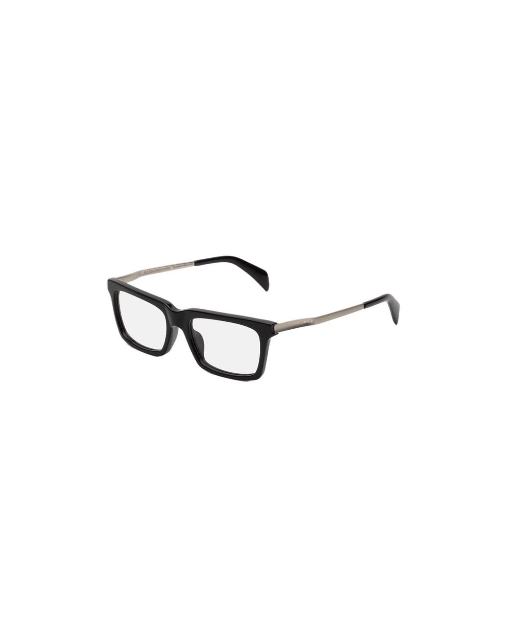 Retrosuperfuture Black 06B Numero 156 Nero & Argento Optical Frames Acetate Squared