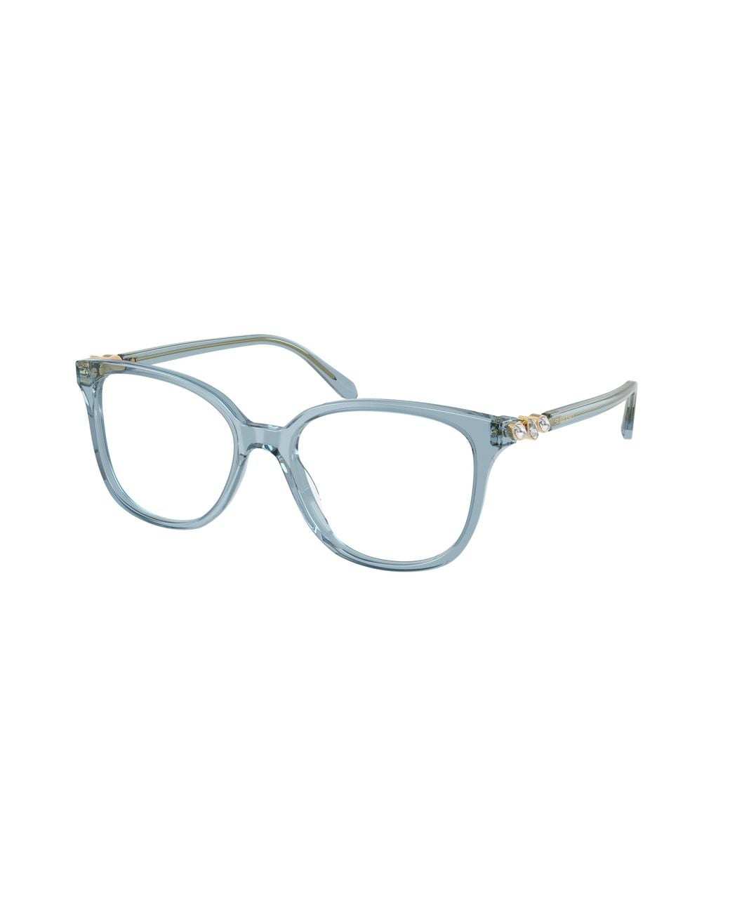 Swarovski Black Sk2069 1108 Optical Frames Acetate Transparent Pantos Normal