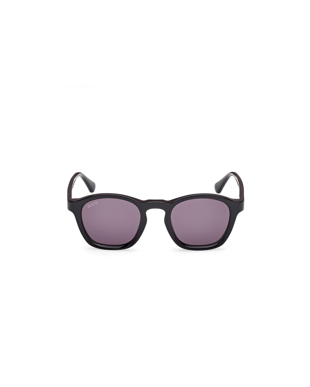 Web Black We0384 05A Sunglasses Acetate Smoke Round Normal for men