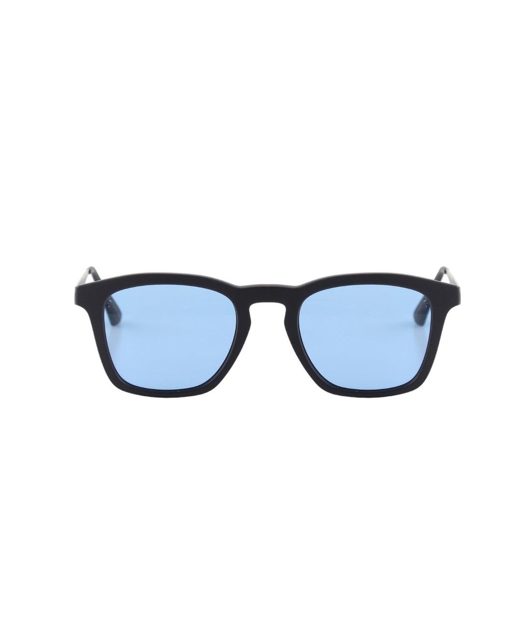 Italia Independent Blue 5812 Nero Opaco/Azzurro Outlet Sunglasses Acetate Light Squared Polarized