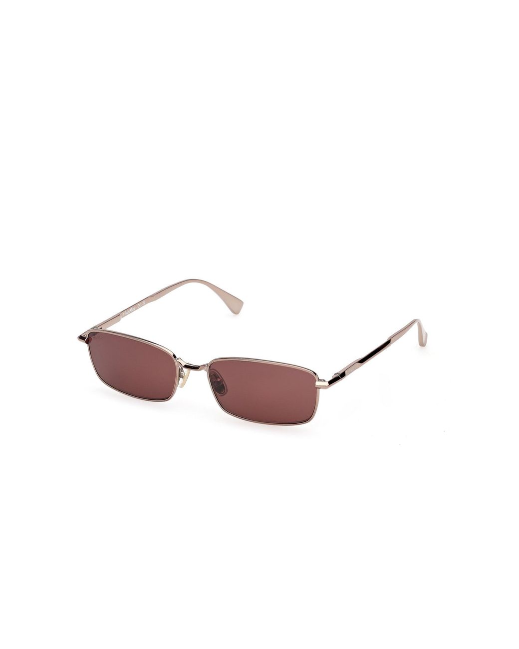 Max Mara Black Mm0199 36S Sunglasses Metal Bordeaux Normal