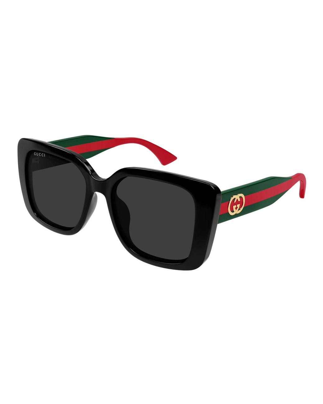 Gucci Black Gg2118Sa 001 Sunglasses Acetate Butterfly